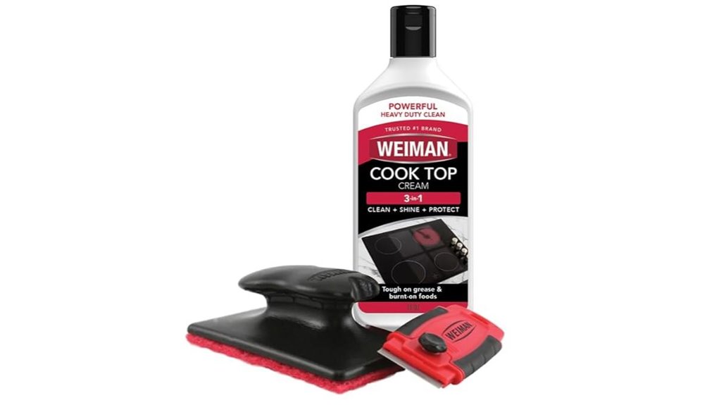 glass cooktop cleaning kit