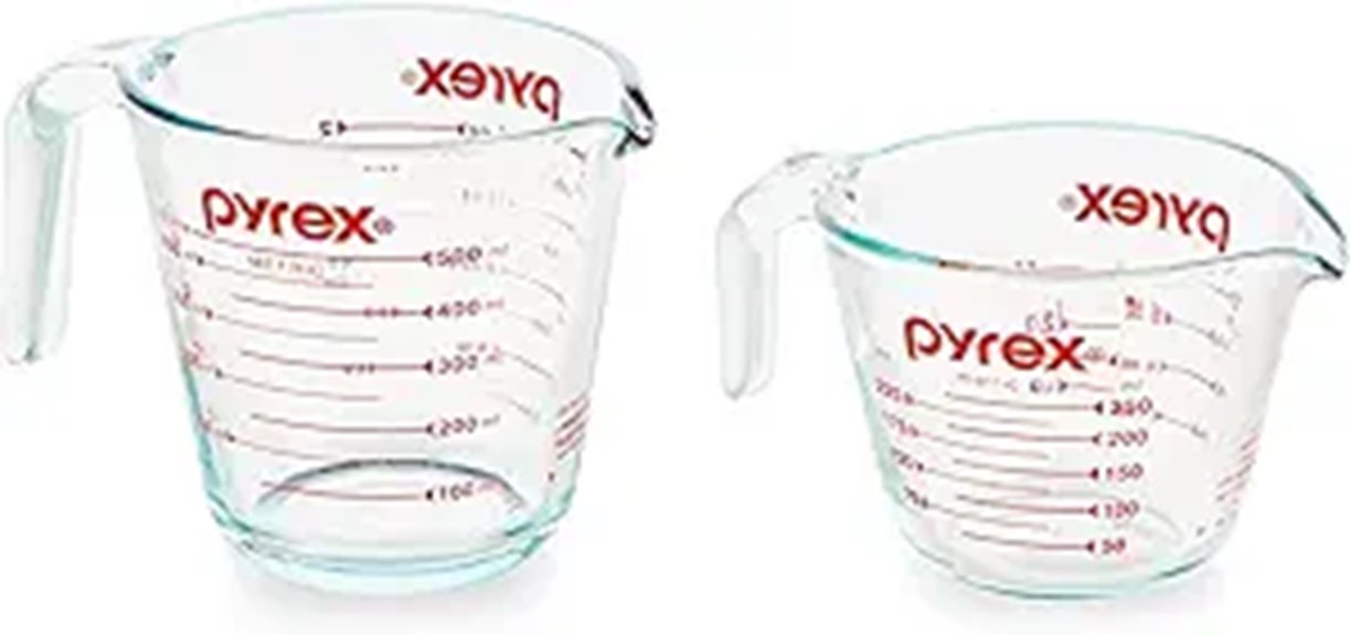 glass measuring cups set