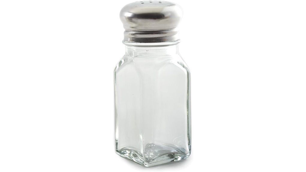 glass salt pepper shaker