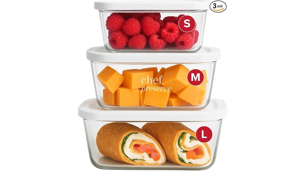 glass vacuum seal containers