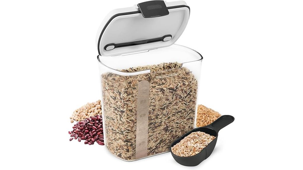 grain storage container 2 5 quart