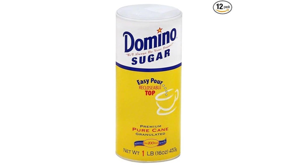 granulated cane sugar canister