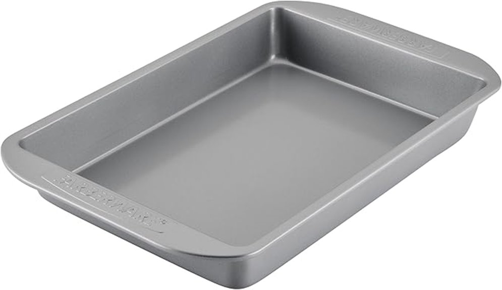 gray nonstick baking pan