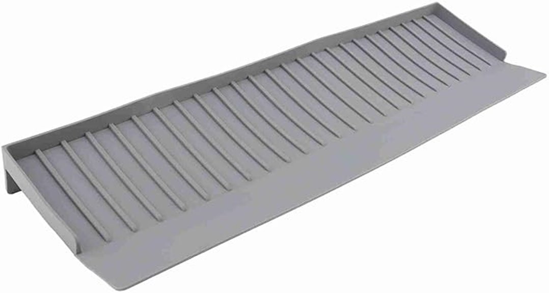 gray silicone splash guard