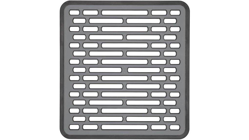 gray sink mat accessory