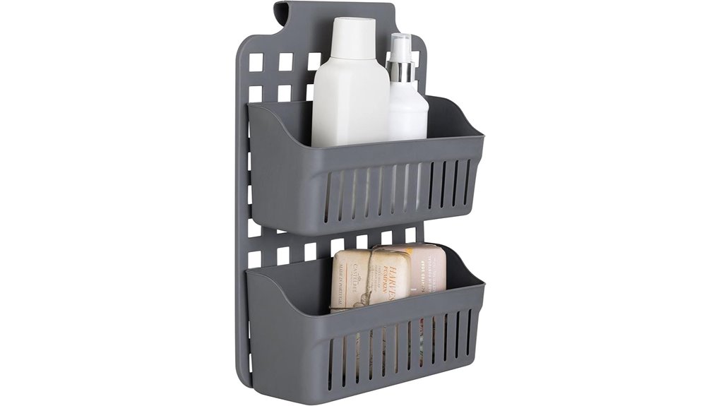 grey over cabinet caddy