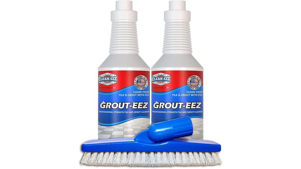 grout cleaner with brush