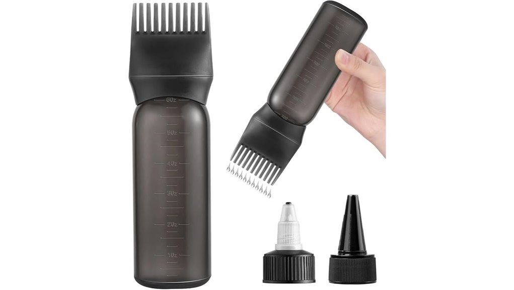hair dye applicator bottle