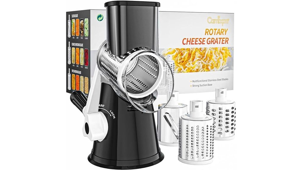 hand crank cheese grater