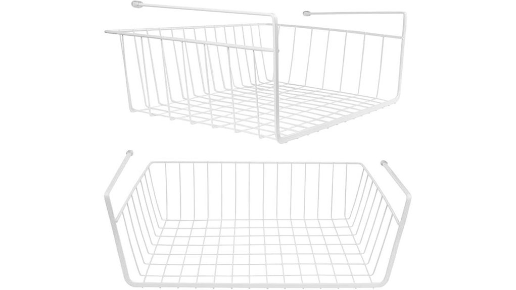 hanging wire storage baskets