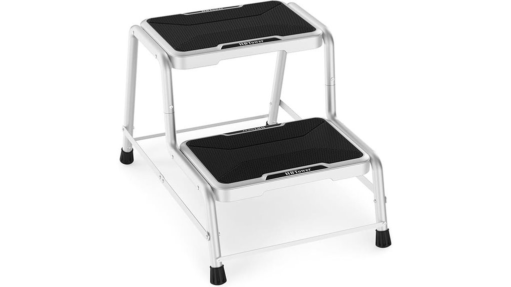 hbtower non slip step stool