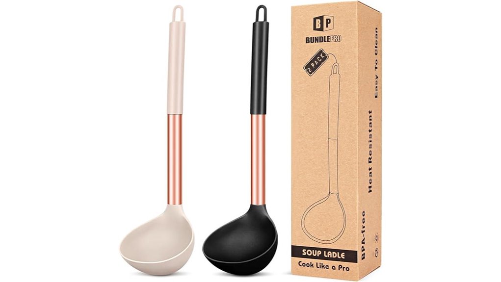 heat resistant silicone ladles