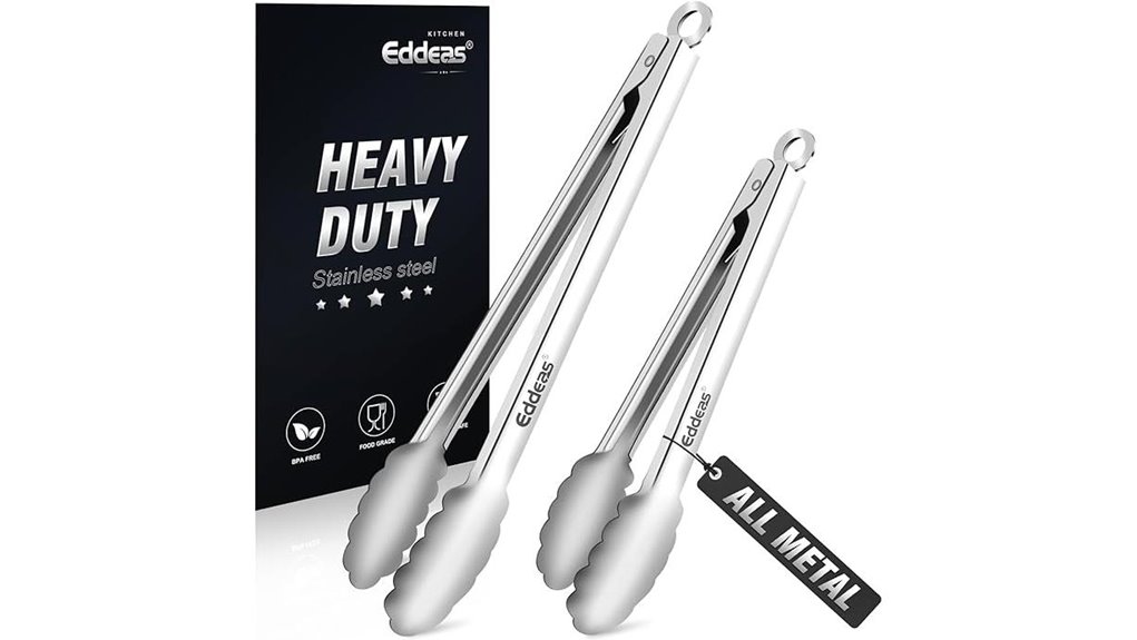 heat resistant stainless steel tongs