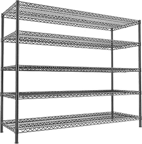 heavy duty metal shelving unit