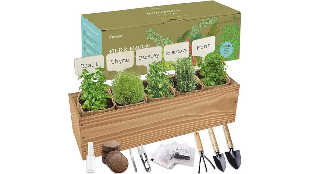 herb garden planter kit