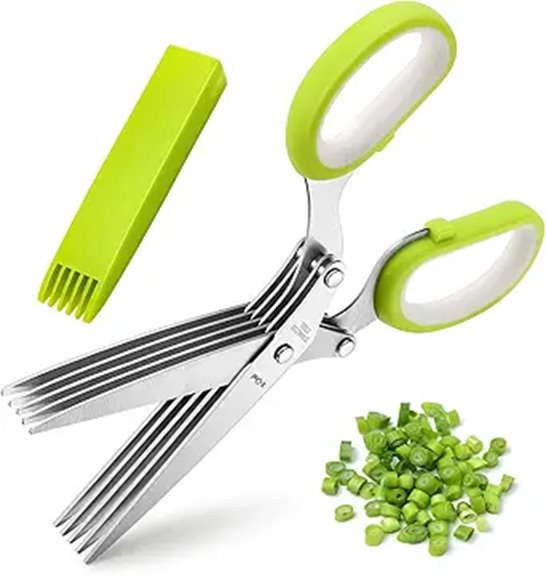 herb scissors with cover