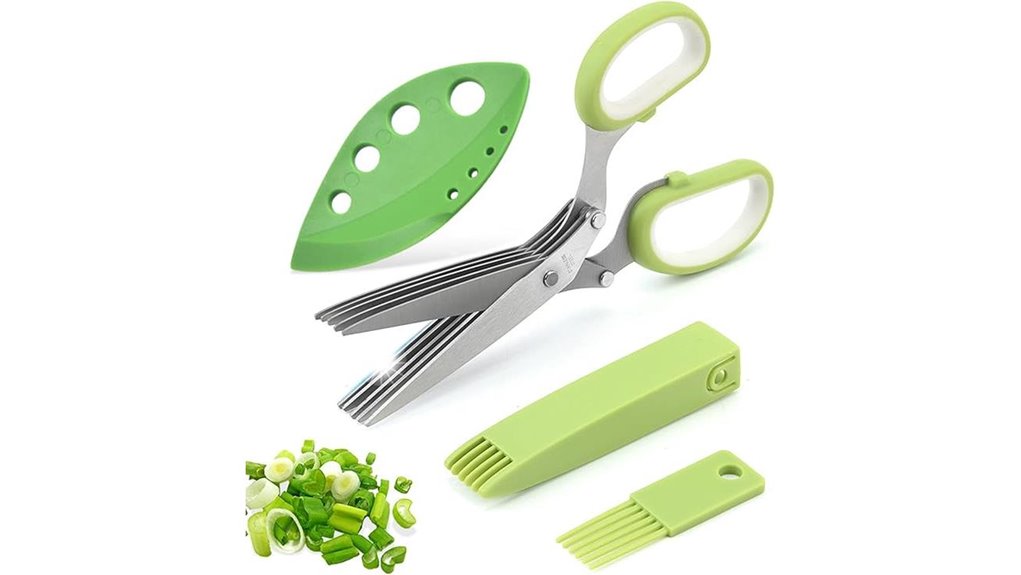 herb scissors with cover