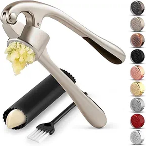 high quality garlic press set