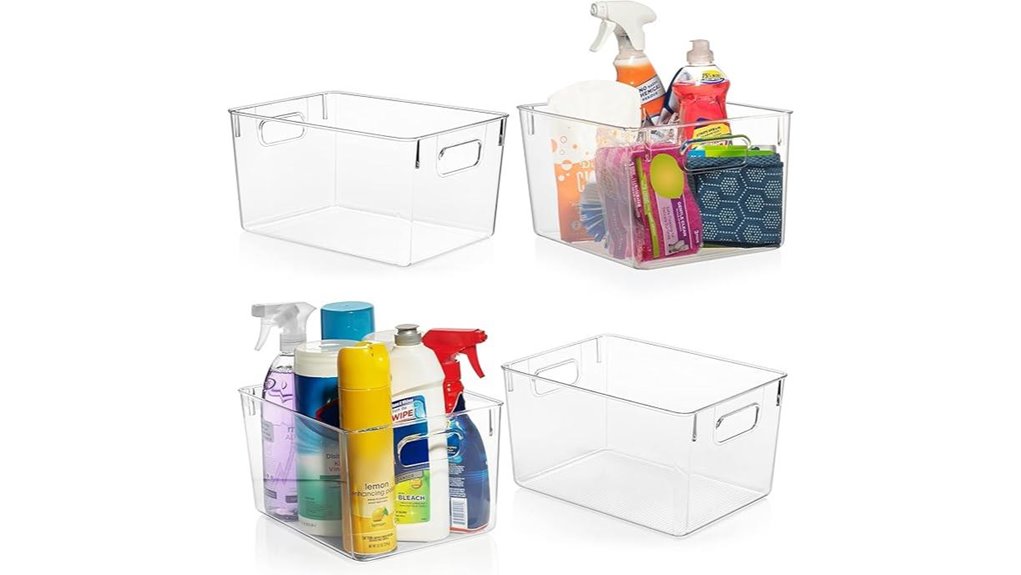 home organization storage bins