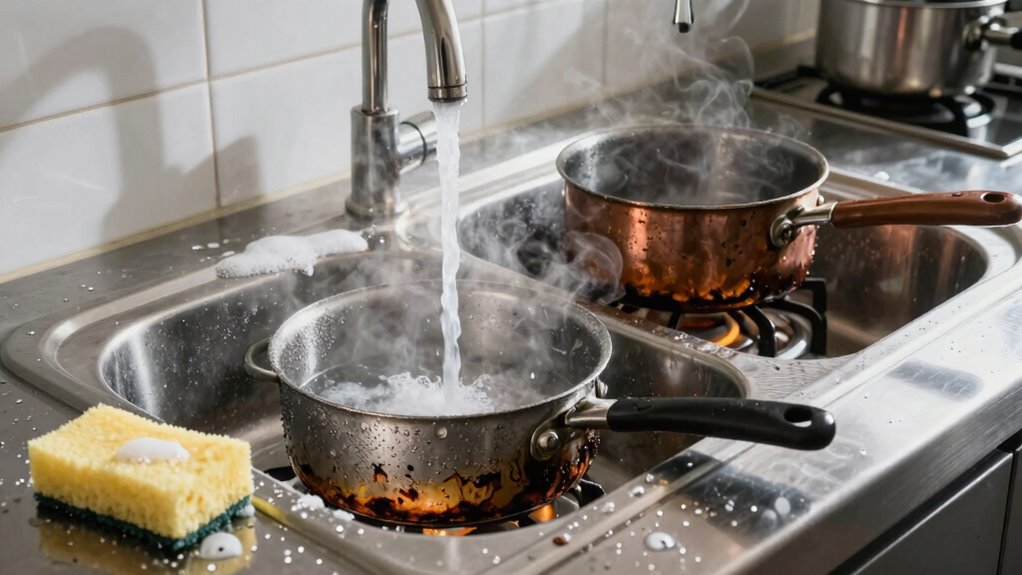 hot water grease removal