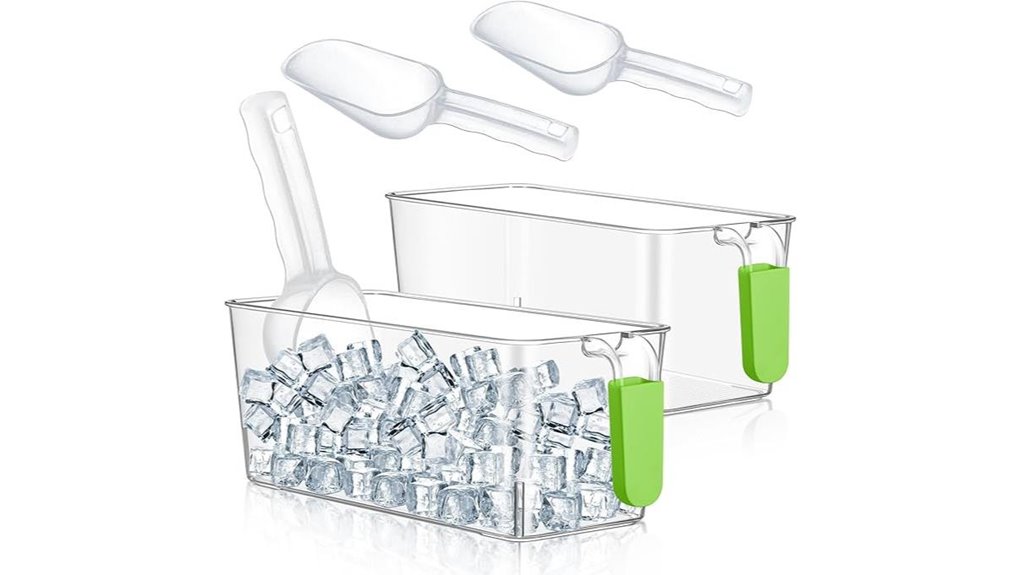 ice bin and scoop