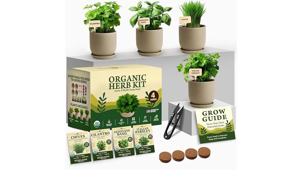 indoor herb gardening kit