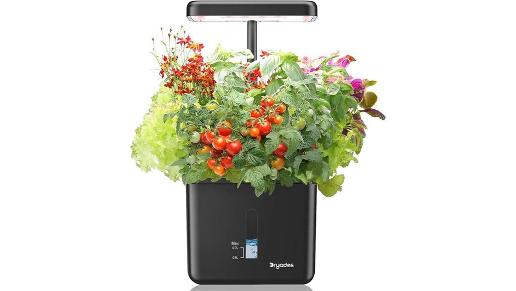 indoor hydroponic gardening system