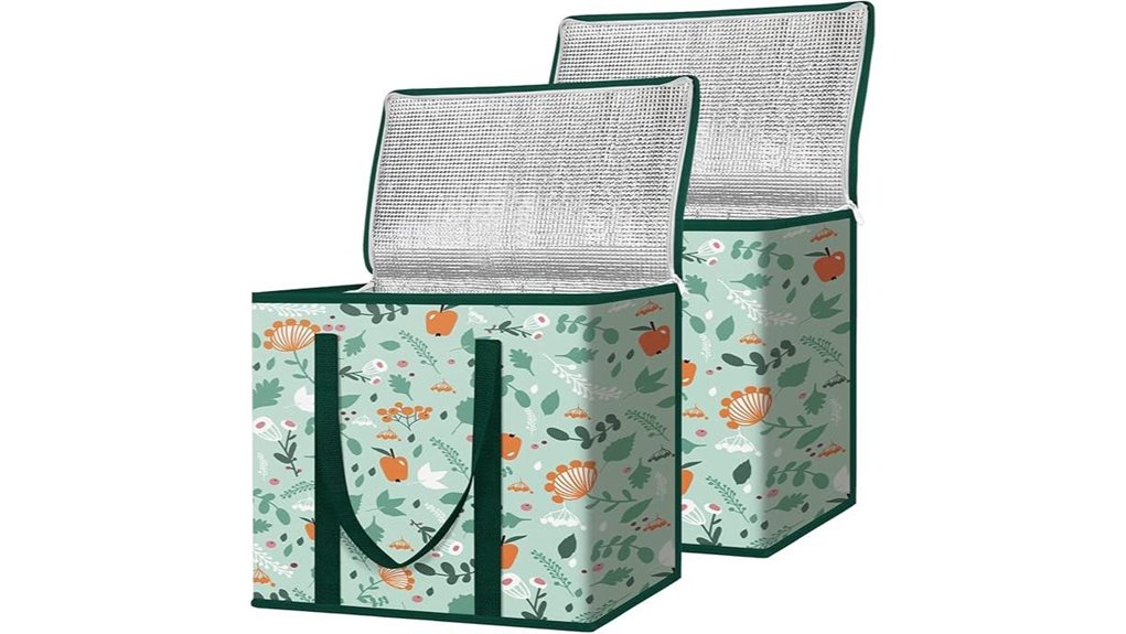 insulated reusable grocery bags