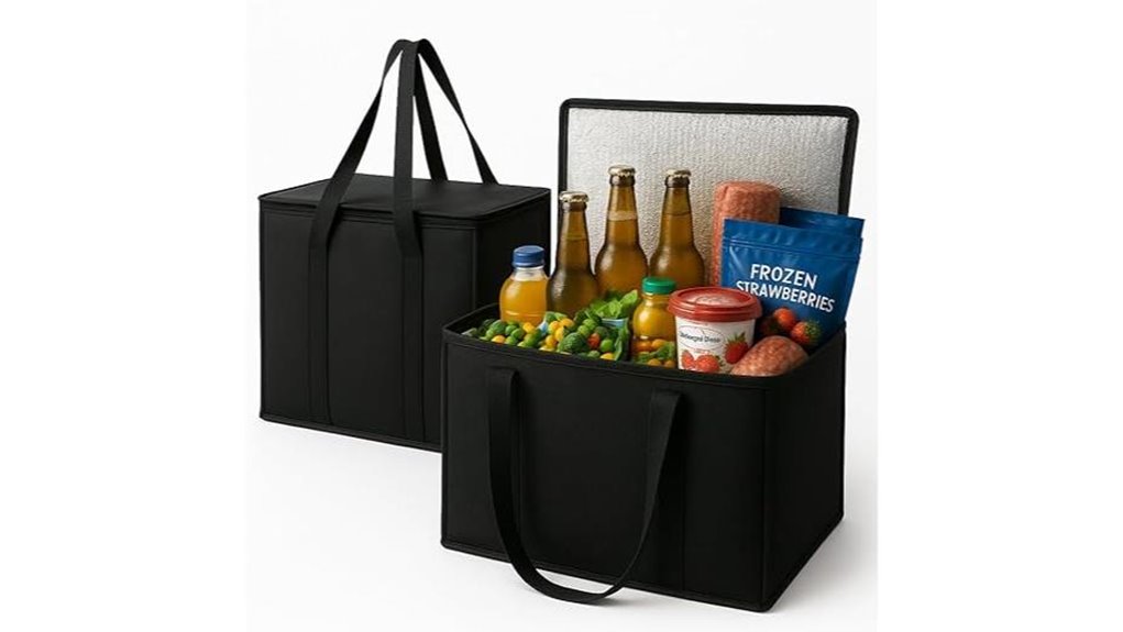 insulated reusable grocery bags