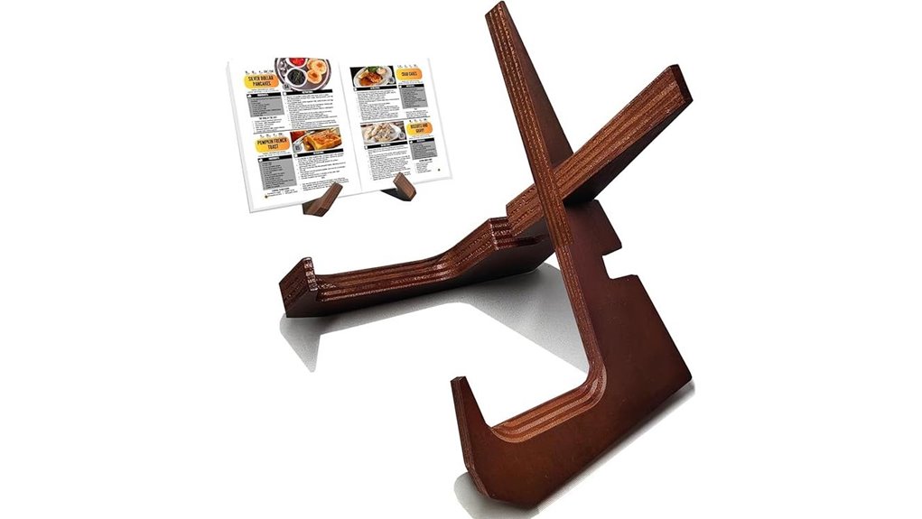 kitchen counter cookbook holder