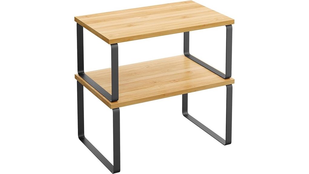 kitchen countertop organizer shelves