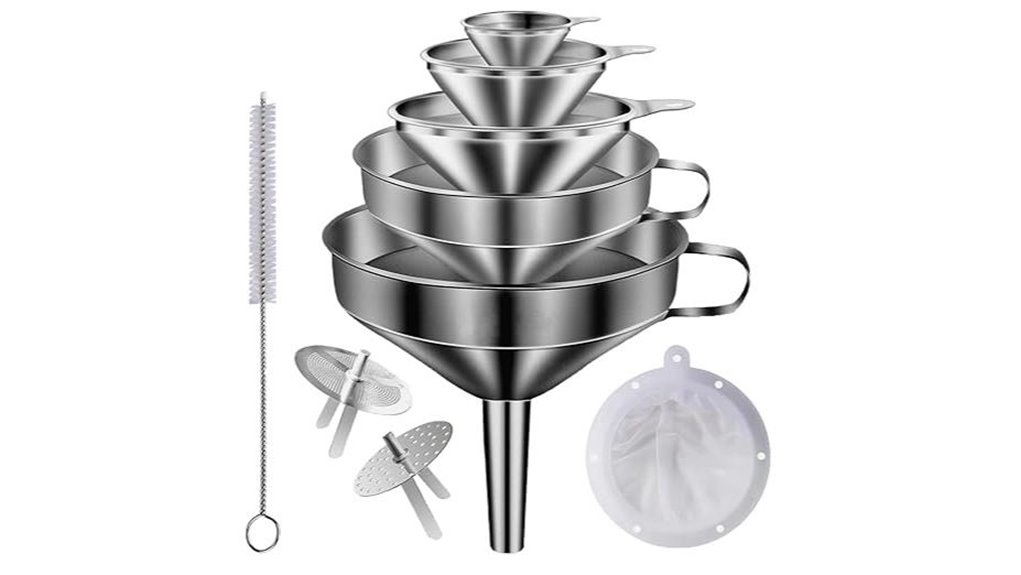 kitchen funnels with strainer