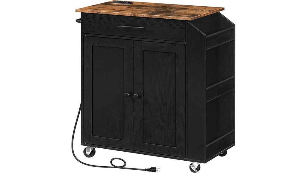 kitchen island with outlets