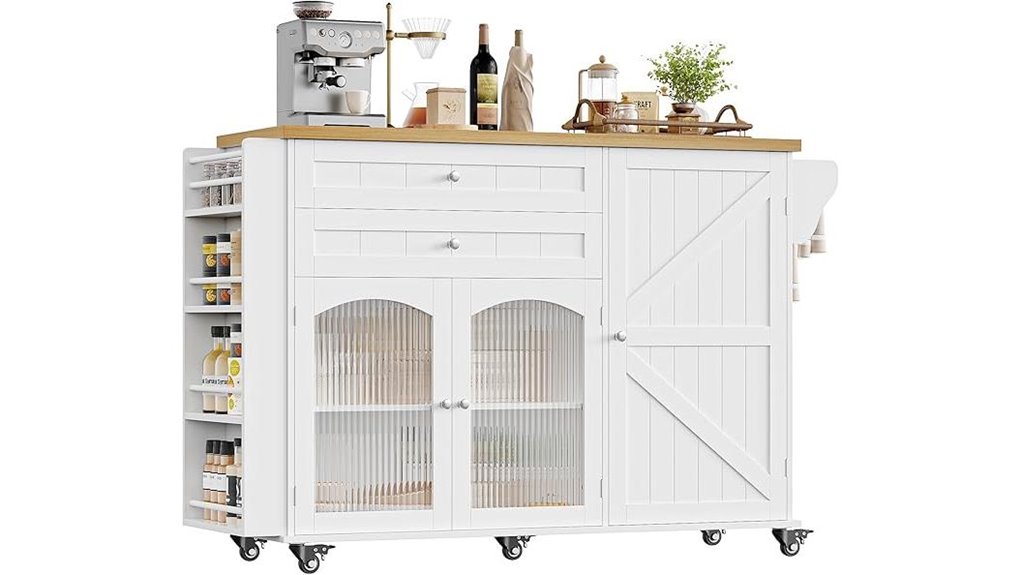 kitchen island with storage