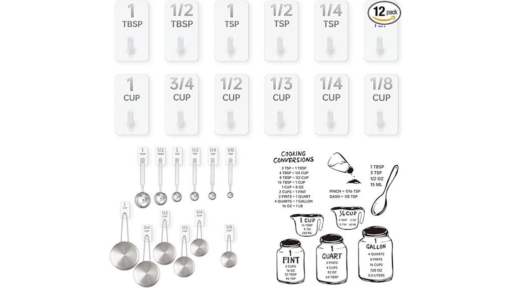 kitchen measuring tool organizer