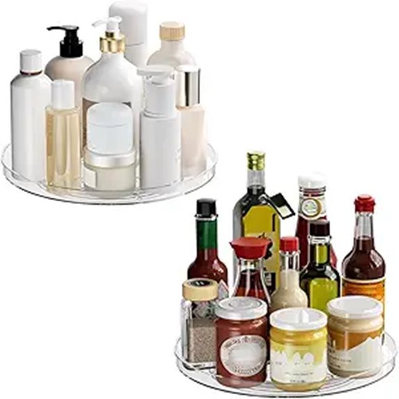 kitchen pantry turntable organizer