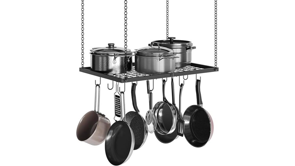 kitchen storage hanging rack