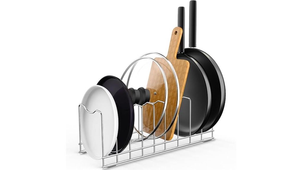 kitchen storage lid organizer