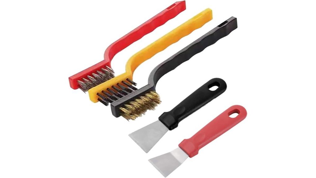 kitchen stove cleaning brushes