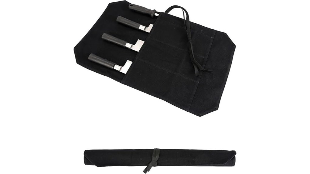 knife roll bag slots