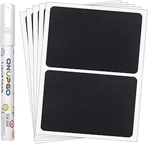 large chalkboard pantry labels