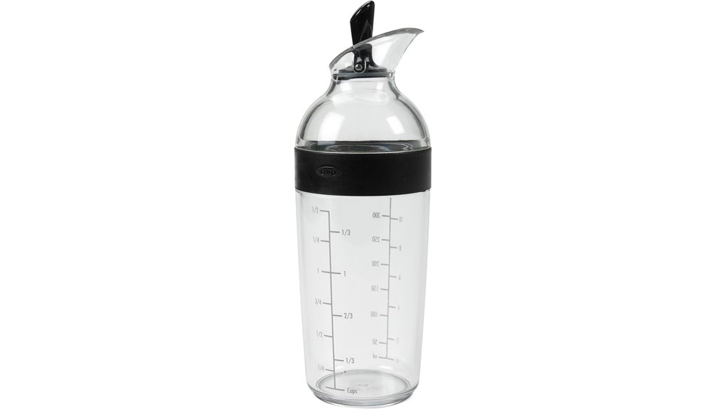 large clear dressing shaker