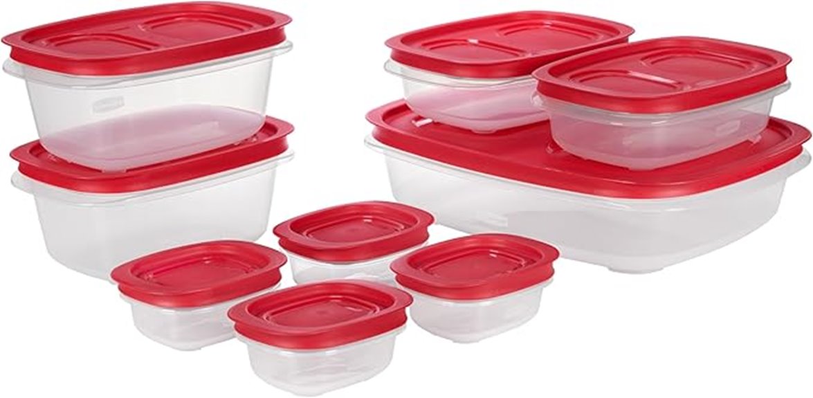 large food storage containers
