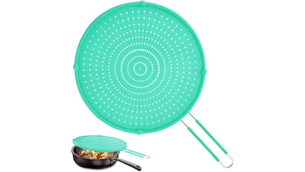large green frying pan screen