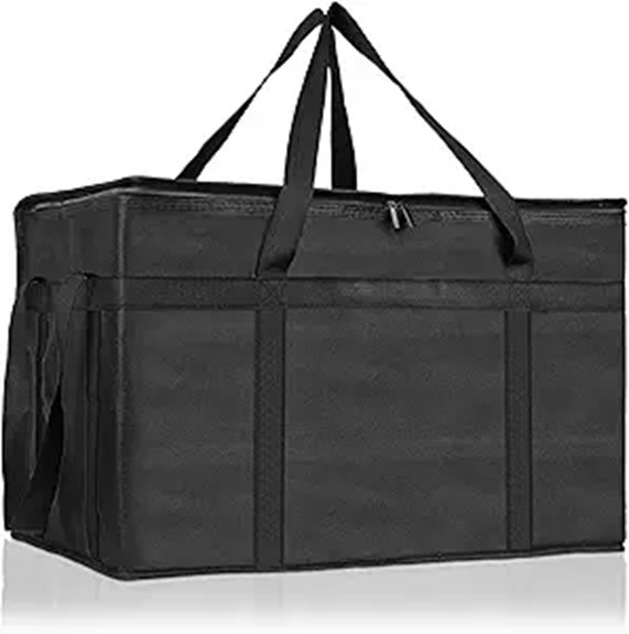 large insulated pizza bag