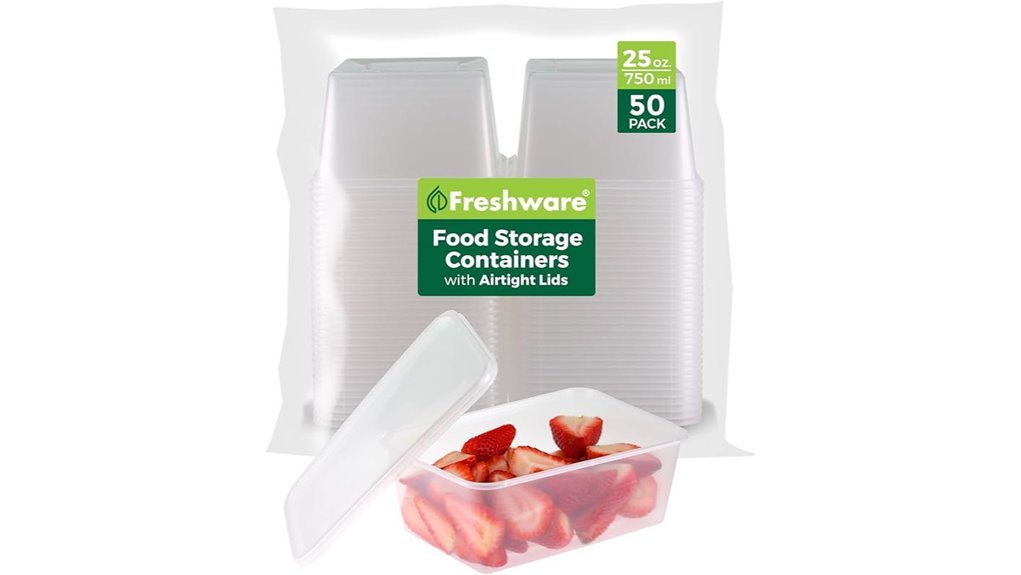 large plastic food containers