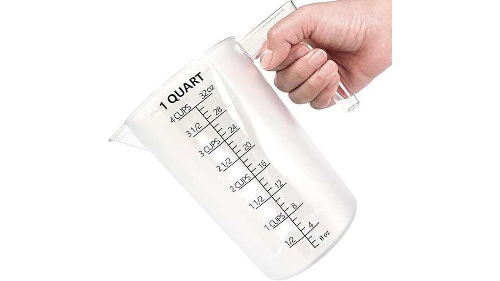 large plastic measuring cup