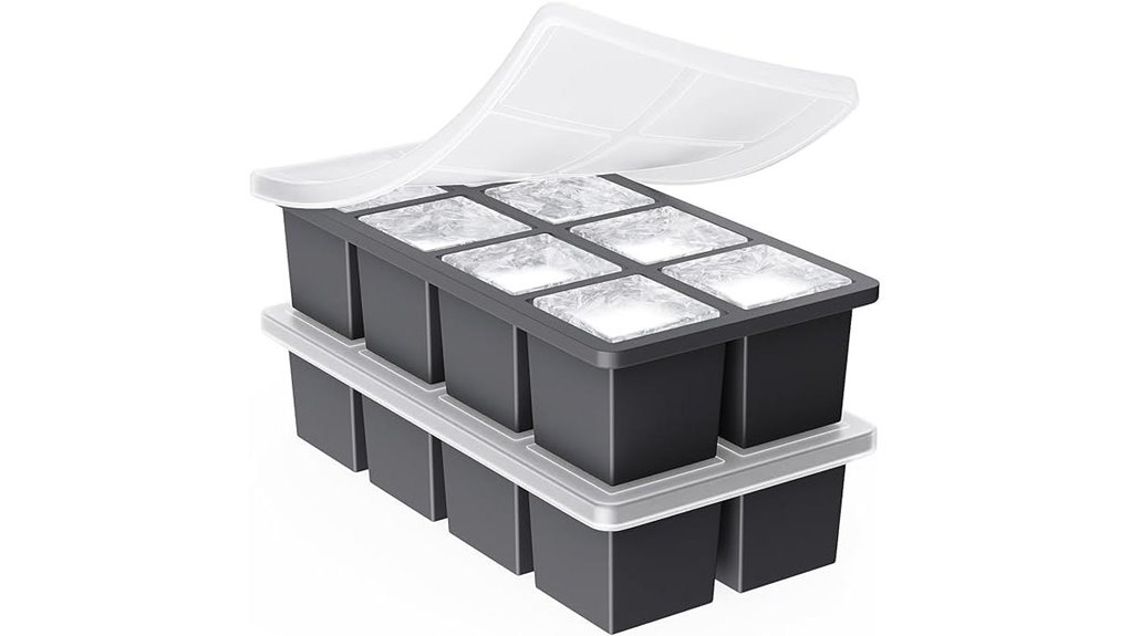 large silicone ice trays