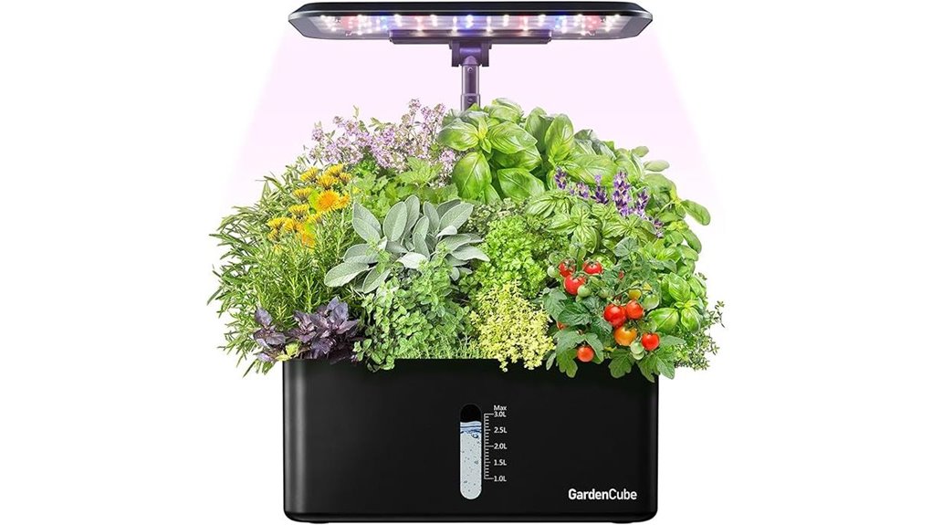 led hydroponic garden system