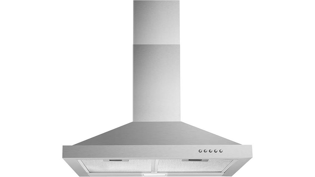 led three speed wall hood